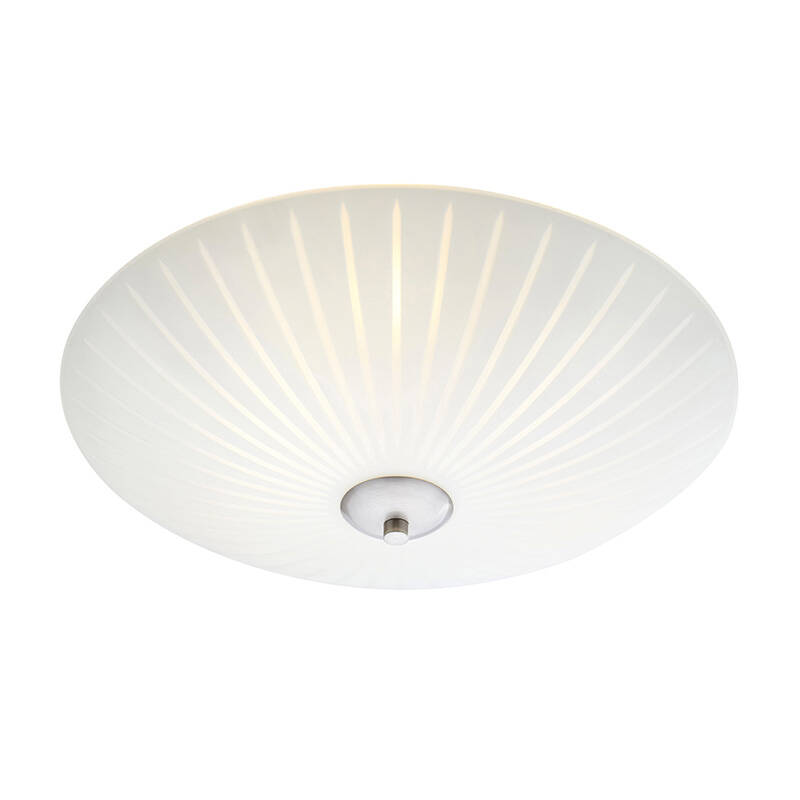 Image of Cut 43 Glass Flush Ceiling Light