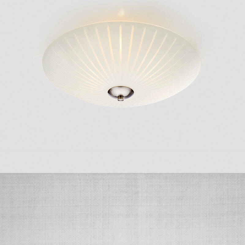 Image of Cut 43 Glass Flush Ceiling Light