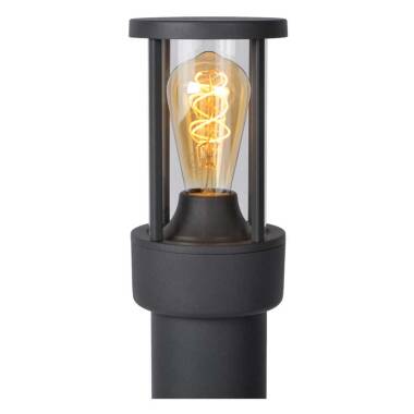Image of Lucide Lori 800 Outdoor Post Light with Dusk to Dawn Sensor