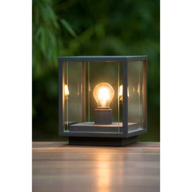 Image of Lucide Claire Square Outdoor Pedestal Light