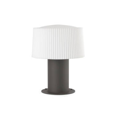 Faro Barcelona Muffin Outdoor Pedestal Light