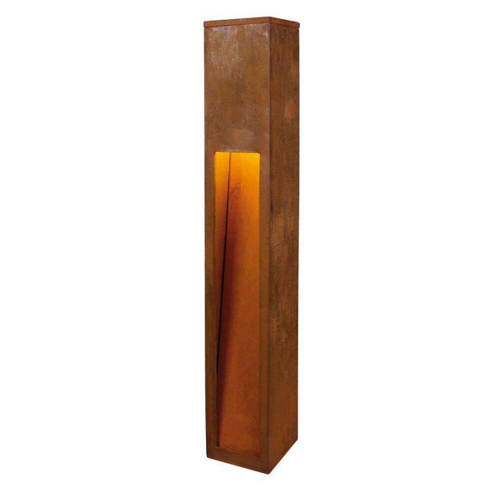 Image of SLV Rusty Slot 500 Outdoor Post Light