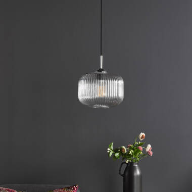 Image of Dar Demarius Glass Ceiling Pendant Light