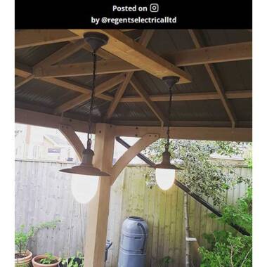 Image of Lucide Aruba Pendant Porch Lantern