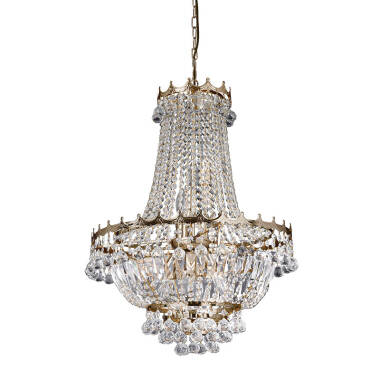 Searchlight Versailles Crystal Chandelier