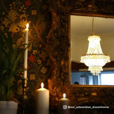 Image of Searchlight Versailles Crystal Chandelier