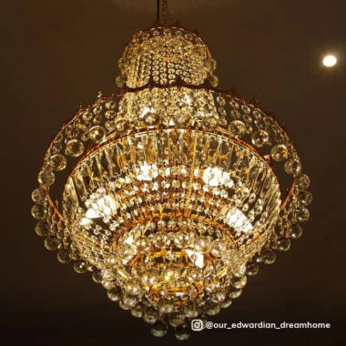 Image of Searchlight Versailles Crystal Chandelier