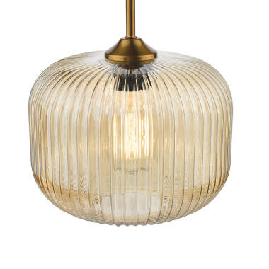 Image of Dar Demarius Glass Ceiling Pendant Light