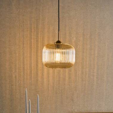 Image of Dar Demarius Glass Ceiling Pendant Light