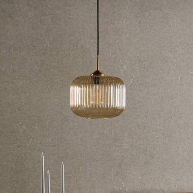 Image of Dar Demarius Glass Ceiling Pendant Light