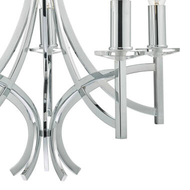 Image of Dar Lyon 5 Arm Ceiling Pendant Light