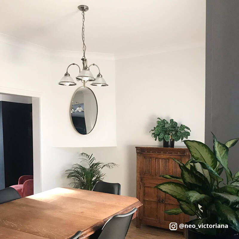 Image of Searchlight American Diner 3 Arm Dual Mount Ceiling Pendant Light