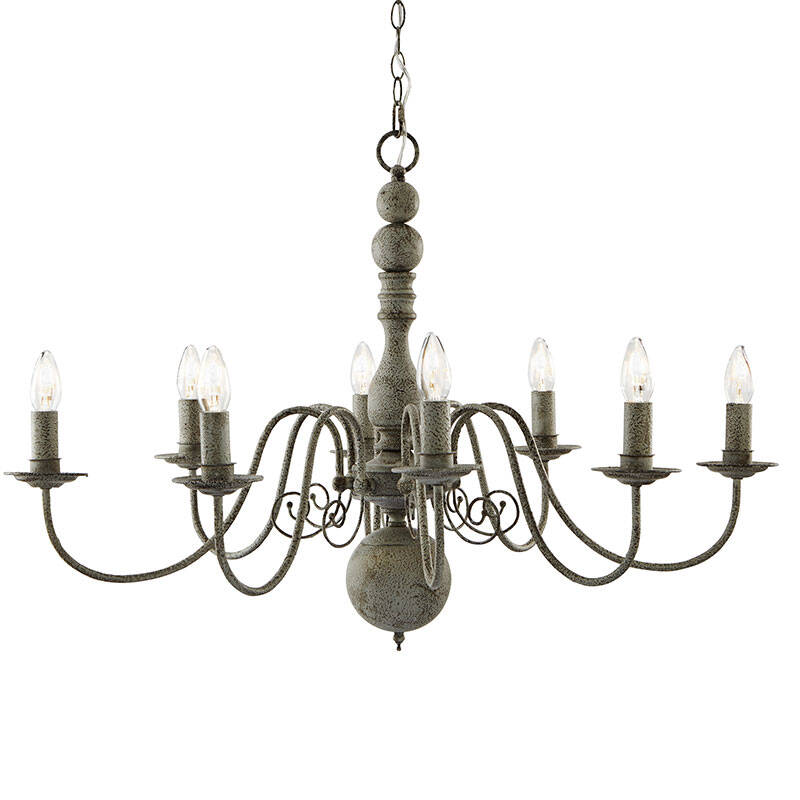 Image of Searchlight Greythorne 8 Light Chandelier