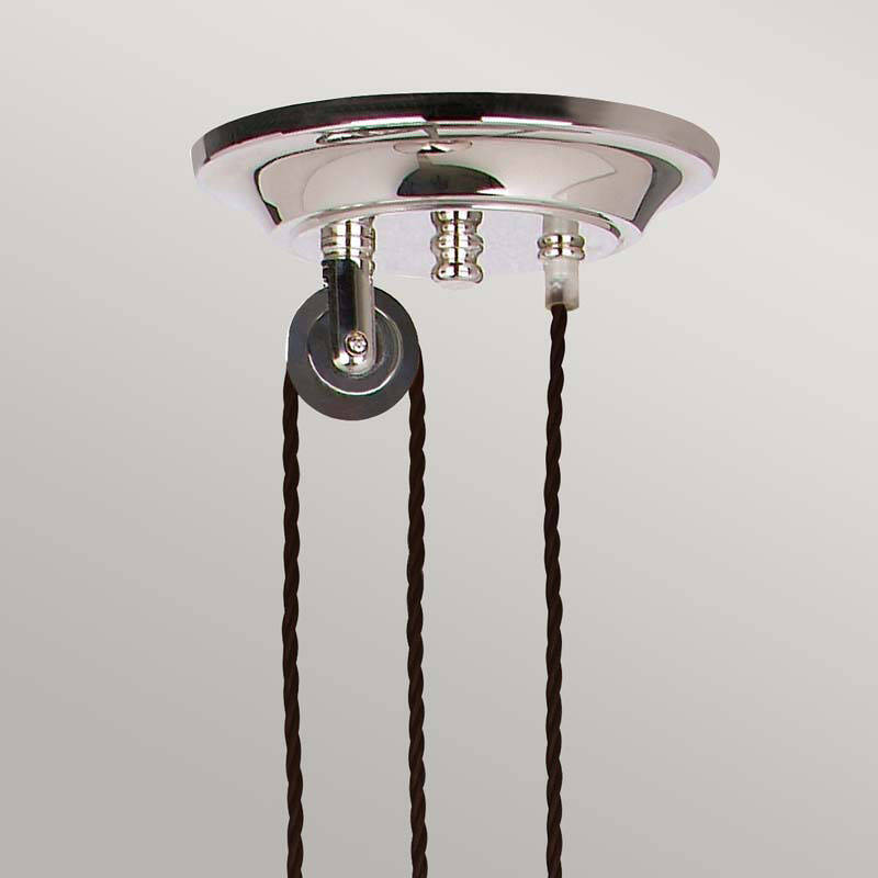Image of Elstead Provence Rise and Fall Ceiling Pendant Light