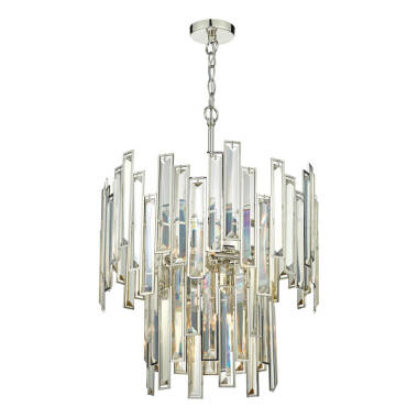 Image of Dar Odile 6 Crystal Chandelier