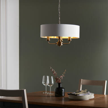 Image of Endon Highclere 3 Light Ceiling Pendant Light