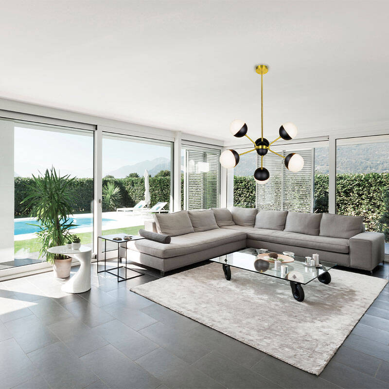 Image of Edit Orbit 6 Arm Ceiling Pendant Light