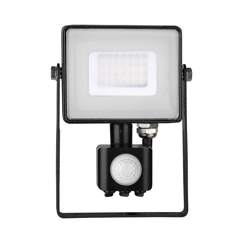 Image of V-Tac 30W Warm White Samsung Chip LED Floodlight with PIR Sensor