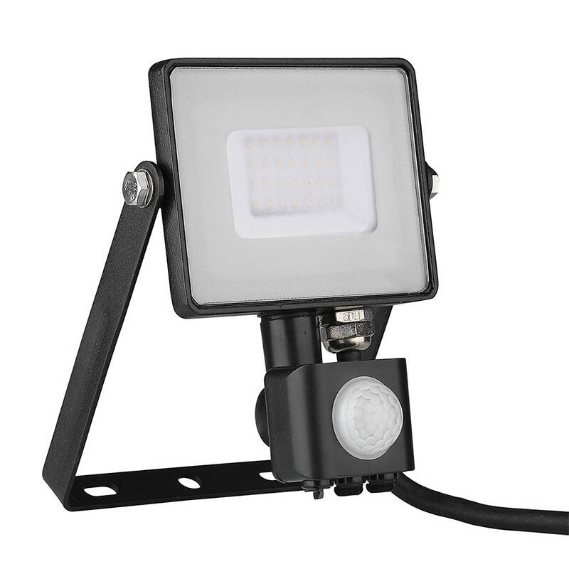 Image of V-Tac 30W Warm White Samsung Chip LED Floodlight with PIR Sensor