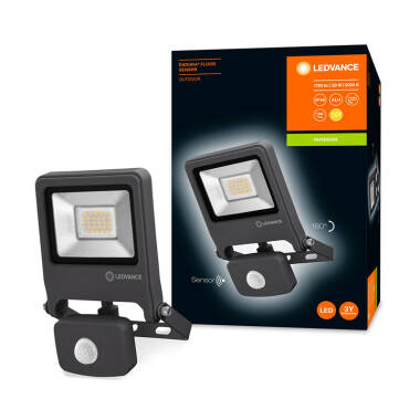 Image of Ledvance Endura 20W Warm White LED Floodlight with PIR Sensor
