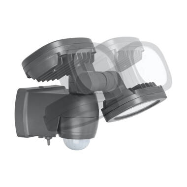 Image of Brennenstuhl Lufos Battery Operated LED Twin Floodlight with PIR Sensor
