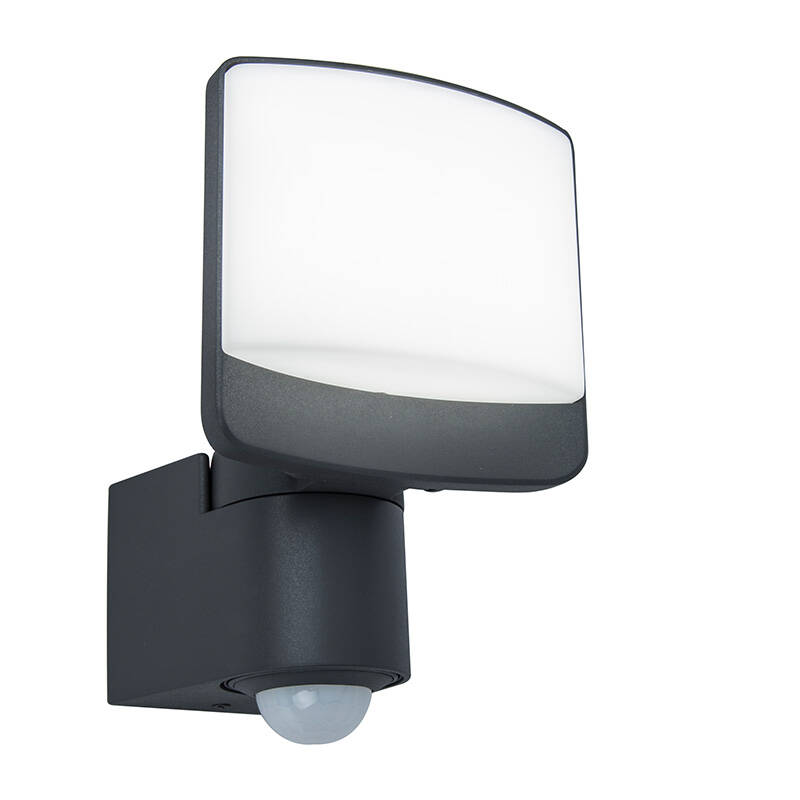 Image of Lutec Sunshine 12W Daylight LED Floodlight with PIR Sensor