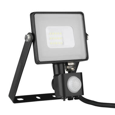 Image of V-Tac 10W Cool White Samsung Chip LED Floodlight with PIR Sensor