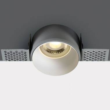 Decorative Trimless Plaster-In Fixed Downlight