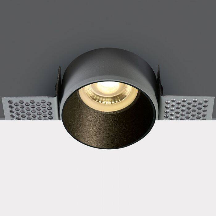 Image of Decorative Trimless Plaster-In Fixed Downlight