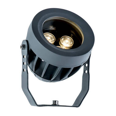 Edit Oak LED Outdoor Wall Mounted Spotlight