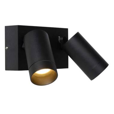 Image of Lucide Taylor Outdoor Wall Mounted Twin Spotlight with PIR Sensor