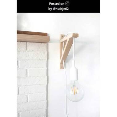 Image of Lucide Fix Wall Light with Plug