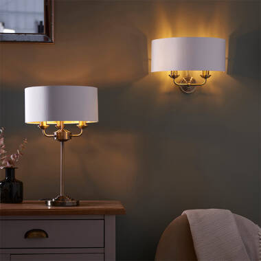 Image of Endon Highclere Twin Wall Light