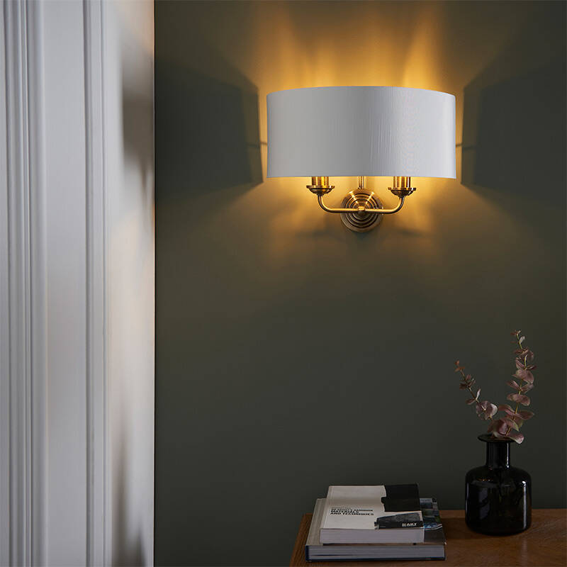 Image of Endon Highclere Twin Wall Light
