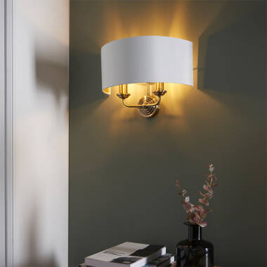 Image of Endon Highclere Twin Wall Light