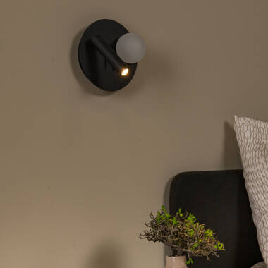 Image of Lucide Matiz LED Wall Light with Reading Light