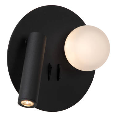 Image of Lucide Matiz LED Wall Light with Reading Light
