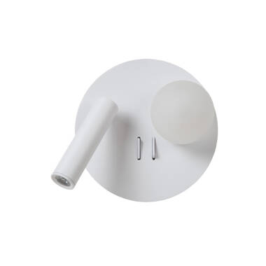 Image of Lucide Matiz LED Wall Light with Reading Light