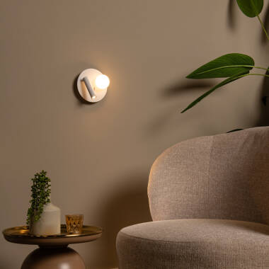 Image of Lucide Matiz LED Wall Light with Reading Light