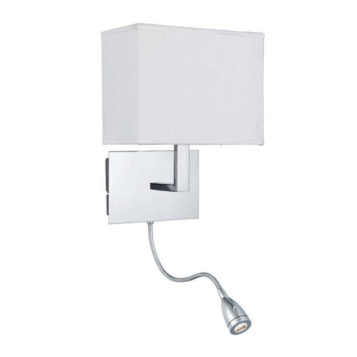 Image of Searchlight Arosa Wall Light with LED Reading Light