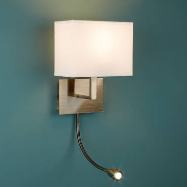 Searchlight Arosa Wall Light with LED Reading Light