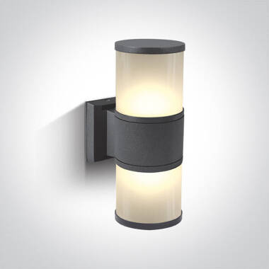 Cylinder Outdoor Up & Down Wall Light