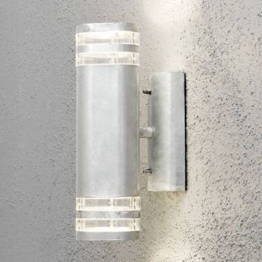 Konstsmide Large Modena Glass Outdoor Up & Down Wall Light