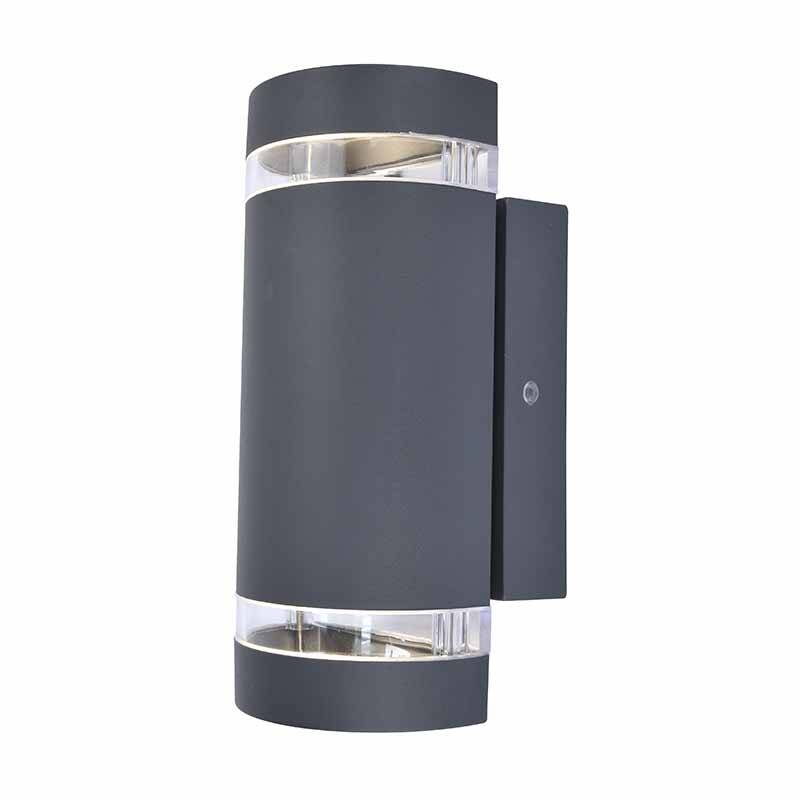 Image of Lutec Focus Outdoor Up & Down Wall Light with Dusk to Dawn Sensor