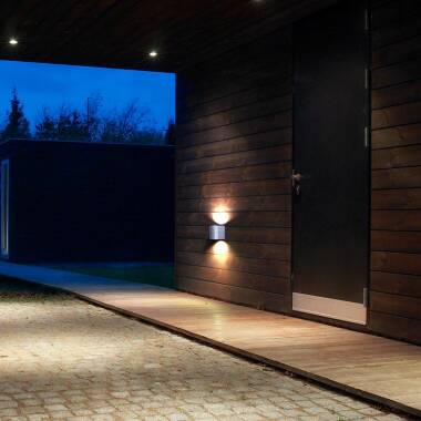Image of Nordlux Canto Warm White LED Outdoor Up & Down Wall Light