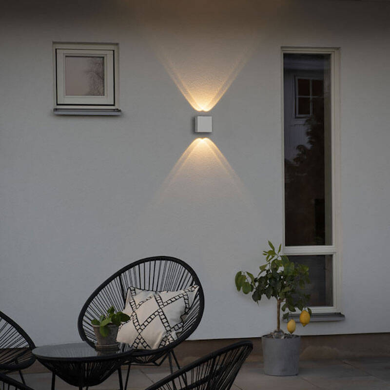 Image of Konstsmide Chieri LED Outdoor Up & Down Wall Light
