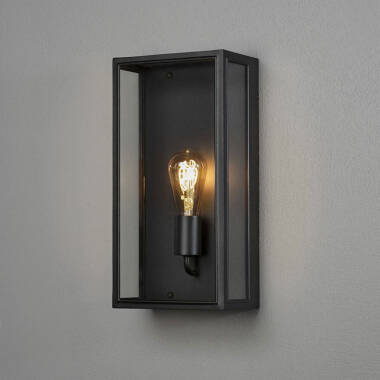 Konstsmide Carpi Grande Half Lantern Outdoor Wall Light