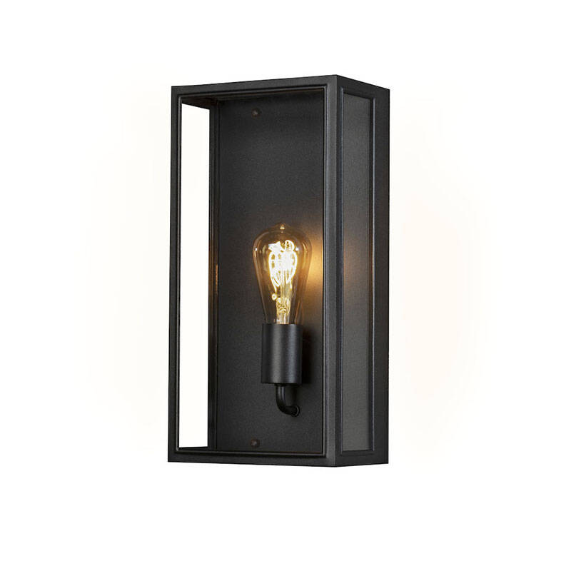 Image of Konstsmide Carpi Grande Half Lantern Outdoor Wall Light