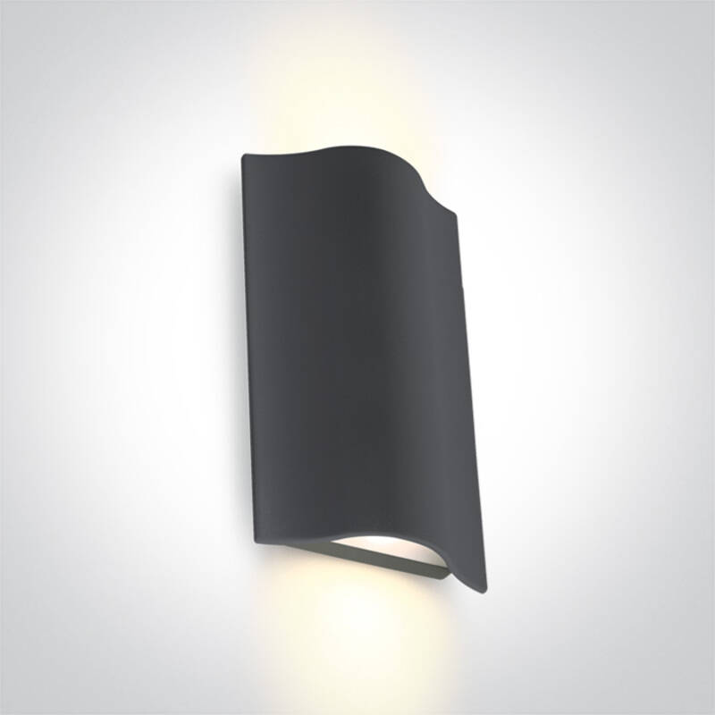 Image of Wave LED Outdoor Up & Down Wall Light