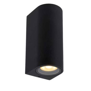 Lucide Zaro Curved Outdoor Up & Down Wall Light